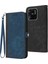 Xiaomi Redmi Için YX0020 10C 4g Eller Serbest Stand Telefon Kasası, Çift Manyetik Tokalı Pu Deri Deri Flip Kapak Kabuğu Strap-Sapphire (Yurt Dışından) 1