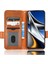 Xiaomi Için Poco X4 Pro 5g Folio Flip Pu Deri Deri Stand Kılıfı Baskılı Üçgen Desen Telefon Cüzdan Kapak Kılıfı (Yurt Dışından) 2