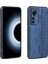 Xiaomi 12T 5g/redmi K50 Ultra 5g Anti-Çizelge Cep Telefonu Kapak Kabuğu Baskılı Desen Pu Deri+Tpu Telefon Kılıf Mavisi (Yurt Dışından) 1