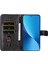 Xiaomi Için 12 Lite 5g Cüzdan Telefon Kılıfı Pu Deri Fermuar Cep Flip Stand Tasarım Anti-Çizelge Manyetik Kapatma Telefon Kapak Black (Yurt Dışından) 2