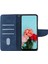 Xiaomi Için Redmi A1 4g/a2 4g Şok Geçirmez Düz Renkli Pu Deri Manyetik Telefon Kılıfı Stand Flip Cüzdan Kapağı Strap-Mavi (Yurt Dışından) 2