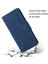 Xiaomi Için Redmi A1 4g/a2 4g Şok Geçirmez Düz Renkli Pu Deri Manyetik Telefon Kılıfı Stand Flip Cüzdan Kapağı Strap-Mavi (Yurt Dışından) 4