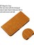 Xiaomi Redmi 10C Için Pu Deri Telefon Kabuğu Baskı Pu Deri Telefon Kabuğu, Düz Renkli Manyetik Toka Folio Flip Cüzdan Stand Telefon Vaka-Kahverengi (Yurt Dışından) 4
