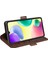 Xiaomi Için Redmi 10A Dokulu Pu Deri Folio Flip Telefon Kılıfı Çift Manyetik Toka Kabuğu Cüzdan Stand-Brown (Yurt Dışından) 3