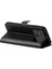 Xiaomi Için Poco C40 4g Çizgi Anti-Çizelge Litchi Doku Pu Pu Deri Tam Koruma Kılıfı Flip Stand Cüzdan Telefon Kapak Black (Yurt Dışından) 4