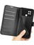 Xiaomi Için Poco C40 4g Çizgi Anti-Çizelge Litchi Doku Pu Pu Deri Tam Koruma Kılıfı Flip Stand Cüzdan Telefon Kapak Black (Yurt Dışından) 5