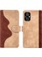 Xiaomi Poco M5 Için 4g Pu Deri Renk Ekleme Telefon Kılıf Stand Cüzdan Folio Flip Anti-Drop Iç Tpu Cover-Sarı (Yurt Dışından) 1