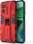 Xiaomi Için Redmi Note 11E 5g/redmi 10 5g/10 Prime+ 5g Telefon Kılıfı Kickstand Hirbrid Pc Soft Tpu Şok Emilim Kapak-Kırmızı (Yurt Dışından) 1