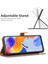 Xiaomi Redmi Için 10C Manyetik Kot Pantolon Doku Folio Folio Flip Standı Renk Ekleme Pu Deri Cüzdan Çok Yönlü Koruma Telefon Kapak Navy Mavi (Yurt Dışından) 2