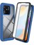 Xiaomi Redmi 10C Için Pc+Tpu Hibrit Kılıf, Pet Ekranı Koruyucu-Dark Mavi ile Tam Kaplama Giyim Dayanıklı 3'ü 1 Arası Cep Telefon Kabuğu (Yurt Dışından) 1