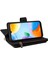 Xiaomi Redmi Için 10C Cüzdan Stand Deri Kılıf Çok Kart Yuvası Fermuar Cep Folio Flip Telefon Kapak Black (Yurt Dışından) 4