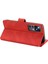 Xiaomi 12T 5G/12T Pro 5g/redmi K50 Ultra 5g Pu Deri+Tpu Şok Geçirmez Cüzdan Kapağı Folio Flip Stant Stand Telefon Kılıfı Strap-Red ile (Yurt Dışından) 4