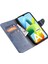 Xiaomi Için Cep Telefonu Kapağı 12T 5g/redmi K50 Ultra 5g Altın Düğme ile Anti Drop Anti Tele Kılıfı Ince Doku Doku Pu Deri Cüzdan Stand-Mavi (Yurt Dışından) 2