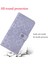 Xiaomi 12T 5G/12T Pro 5g/redmi K50 Ultra 5g Mıknatıs Toka Etnik Bastı Çiçek Cüzdan Hands Stand Deri Kılıf Strap-Murple (Yurt Dışından) 5