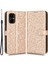 Xiaomi Poco M4 Için 5g Cüzdan Özelliği Pu Deri Flip Kapak Dot Desen Basılı Manyetik Kapatma Stand Şok Geçirmez Tpu Telefon Kılıfı Strap-Rose Altın (Yurt Dışından) 1