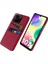 Çift Kart Yuvaları Bez+Pc Kılıfı Xiaomi Redmi 10A 4g, Kumaş Doku Anti-Fall Koruyucu Telefon Kapak-Kırmızı (Yurt Dışından) 1