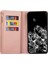 Xiaomi 12T 5G/12T Pro 5g/redmi K50 Ultra 5g Fermuarı Cüzdan Standı Anti-Drop Pu Deri Telefon Kılıfı Flip Lazer Oyma Hafif Yıldızlı Stil Telefon Kapağı Strap-Rose Gold ile (Yurt Dışından) 2