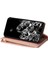 Xiaomi 12T 5G/12T Pro 5g/redmi K50 Ultra 5g Fermuarı Cüzdan Standı Anti-Drop Pu Deri Telefon Kılıfı Flip Lazer Oyma Hafif Yıldızlı Stil Telefon Kapağı Strap-Rose Gold ile (Yurt Dışından) 3