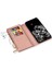 Xiaomi 12T 5G/12T Pro 5g/redmi K50 Ultra 5g Fermuarı Cüzdan Standı Anti-Drop Pu Deri Telefon Kılıfı Flip Lazer Oyma Hafif Yıldızlı Stil Telefon Kapağı Strap-Rose Gold ile (Yurt Dışından) 5