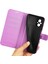 Xiaomi Poco M5 Için 4g Folio Flip Telefon Kılıfı Litchi Doku Pu Deri Damla Damla Koruyucu Koruyucu Kapak Cüzdan Stand-Purple (Yurt Dışından) 4