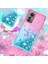 Xiaomi Için Yb Quicksand 12 Lite 5g Yumuşak Tpu Arka Kapak Anti-Damla Gradyan ve Akan Sıvı Dekor Kabuk-Pembe/gök Mavisi (Yurt Dışından) 4