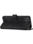 Dierfeng Df-03 Xiaomi Poco C40 4g Için Koruyucu Telefon Kılıfı, Pu Deri Çizgiler Baskılı Cüzdan Telefon Stand Kapağı Black (Yurt Dışından) 3