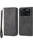 Xiaomi Poco X4 Pro 5g Baskılı Rhombus Desen Telefon Stand Buzağı Dokusu Pu Deri Cüzdan Strap-Black ile (Yurt Dışından) 1