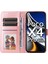 Xiaomi Poco X4 Pro 5g Pu Deri Deri Flip Cüzdan Kılıf Ayçiçeği Baskılı Stand Kitaplık Manyetik Koruyucu Kapak El Strap-Pink (Yurt Dışından) 2