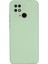 Xiaomi Redmi Için 10C Hassas Kesimler Sıvı Silikon Kılıf Yumuşak Mikrofiber Astar Damla Koruma Ince Ince Kapak Kayış Yeşili (Yurt Dışından) 5