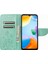 Xiaomi Redmi Için 10C Kelebek Çiçeği Baskılı Folio Flip Pu Deri Kılıf Stand Cüzdan Kapak Yeşil (Yurt Dışından) 2
