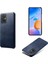 Xiaomi Redmi Için 11 Prime 4g Buzağı Dokulu Pu Deri Kaplamalı Pc Koruyucu Kapak Şok Geçirmez Telefon Geri Kılıf Mavisi (Yurt Dışından) 2