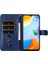 Xiaomi Için Redmi 10C/REDMI 10 (Hindistan) Fermuarı Cep Deri Cüzdan Kılıfı Manyetik Kapanma Stand Şok Geçirmez Koruyucu Koruyucu Kapak Blue (Yurt Dışından) 3