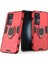 Xiaomi Redmi K50 Için Ultra 5G/12T 5g Ağır Hizmet Zırh Koruyucu Kapak Parmak Yüzüğü Kickstand Anti-Slip Sert Pc Yumuşak Tpu Şok Geçirmez Kasa-Kırmızı (Yurt Dışından) 2