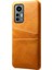 Xiaomi Için 12 Lite 5g Çift Kart Yuvalı Pu Deri Kaplamalı Sabit Pc Sabit Pc Anti-Çizelge Kabuk-Orange Için (Yurt Dışından) 2