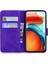 Xiaomi Redmi A1 4g/a2 4g Telefon Cüzdan Kılıfı Için, Kelebek Desen Baskı Dalgalı Pu Pu Deri Deri Touch Kapak Stand-Murple (Yurt Dışından) 3