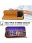 Xiaomi Poco X4 Pro 5g Için Baskılı Rhombus Desen Telefon Stand Buzağı Dokusu Pu Deri Deri Cüzdan Strap-Sarı ile Manyetik Kapak Kapağı (Yurt Dışından) 5