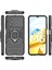 Xiaomi Poco M4 5g Için Cep Telefonu Kılıf Çantası, Ring Kickstand Sturdy Shock Antikli Tpu+Sert Pc Arka Kapak Black (Yurt Dışından) 4