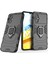 Xiaomi Poco M4 5g Için Cep Telefonu Kılıf Çantası, Ring Kickstand Sturdy Shock Antikli Tpu+Sert Pc Arka Kapak Black (Yurt Dışından) 5