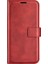 Xiaomi Için 12 Lite Dokulu Pu Deri Kapak Stand Fonksiyon Manyetik Kapanma Kitap Tarzı Flip Cüzdan Kılıf Kırmızısı (Yurt Dışından) 5