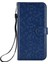 Xiaomi Redmi Için 11 Prime 4g Pu Deri Dot Desen Desen Baskılı Cüzdan Kılıfı Stand Cep Telefonu Kabuk Kapağı Strap-Dark Mavi (Yurt Dışından) 2