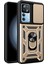 Xiaomi 12T Pro 5g Telefon Kılıfı Hands-Ring Tutucu Kickstand Pc+Tpu Koruyucu Arka Kapak Slayt Kamera Koruyucu-Gold (Yurt Dışından) 1