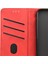 Xiaomi Için Poco X4 Pro 5g Ekleme Pu Deri Telefon Kılıfı Tam Koruma Cilt Duygu Dokunmatik Dokunma Stand Flip Cüzdan Kapak-Kırmızı (Yurt Dışından) 4