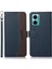 Xiaomi Için Khazneh Redmi Not Not 11E 5g/redmi 10 5g/redmi 10 Prime+ 5g Cüzdan Stili Rfıd Engelleme Standı Telefon Kılıfı Litchi Doku Deri Anti-Shock Flip Shell Strap-Mavi ile (Yurt Dışından) 1