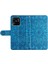 Xiaomi Için Redmi 10C 4g/redmi 10 (Hindistan) 4g Ayçiçeği Baskılı Folio Flip Telefon Kılıfı Pu Deri Stand Anti-Fall Manyetik Toka Telefon Kapağı Strap-Blue (Yurt Dışından) 5