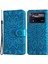 Xiaomi Poco X4 Pro 5g Pu Deri Deri Flip Cüzdan Kılıf Ayçiçeği Baskılı Stand Kitaplık Manyetik Koruyucu Kapak El Strap-Blue (Yurt Dışından) 1