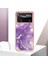 Xiaomi Poco X4 Pro 5g Mermer Desen Anti-Çizelge Anti-Çizelge Şok Geçirmez Telefon Kılıfı Yumuşak Tpu Imd Elektrokaplatma Kapak Morası (Yurt Dışından) 5