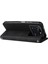 Xiaomi Poco M4 Için Pro Tree Desen Metal Düğmesi Deri Deri Telefon Kılıfı Çarpışma Karşıtı Stand Cüzdan Kapağı Strap-Black (Yurt Dışından) 5