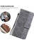 Xiaomi Için Poco M4 Pro Cüzdan Stand Telefon Kılıfı Geometrisi Basılı Pu Deri Kapak Grey (Yurt Dışından) 4