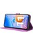 Xiaomi Redmi Için 11 Prime 4g Pu Deri Stand Manyetik Kapatma Cep Telefonu Kapağı Elmas Doku Elmas Doku Strap-Purple ile Flip Cüzdan Telefon Kapağı (Yurt Dışından) 4