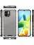 Petek Dokulu Telefon Kılıfı Xiaomi Redmi A1 4g/a2 4g Sert Pc Yumuşak Tpu Şok Geçirmez Kılıf Anti-Çizgiye Dönüş Koruyucu Telefon Kapak Black (Yurt Dışından) 5